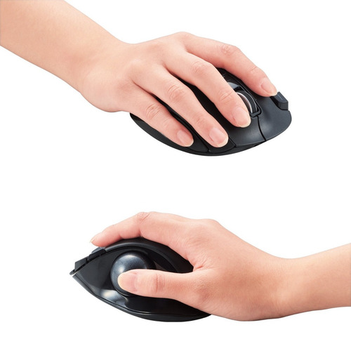 Elecom M-xt3drbk Wireless Trackball Mouse, De 6 Botones Con