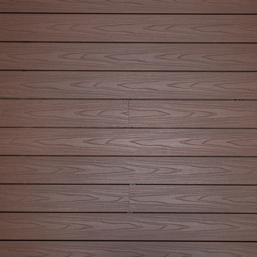 Deck Coextruido Wpc, Artificial Exterior, Color Pebble Brown Chocolate