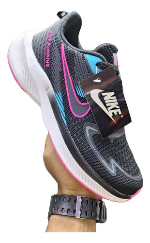 Zapatos Nike Air Max Zoom Damas Elite Negro Gris Rosa Pegasu
