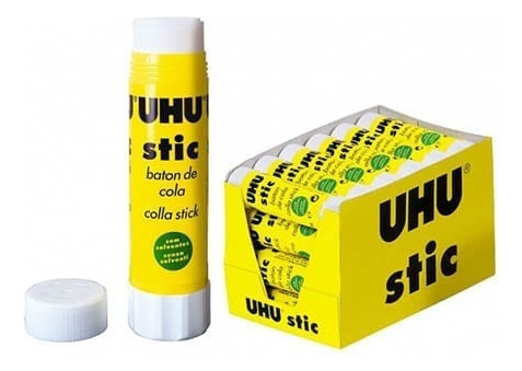 3 Unidades De Uhu Stic 21 Ml Pegamento Adhesivo En Barra 