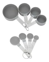 Comprar Jogo De Xícaras E Colheres Medidoras Alça Inox Mimo Style
