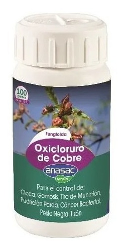 Fungicida Oxicloruro De Cobre 100 Gr Anasac
