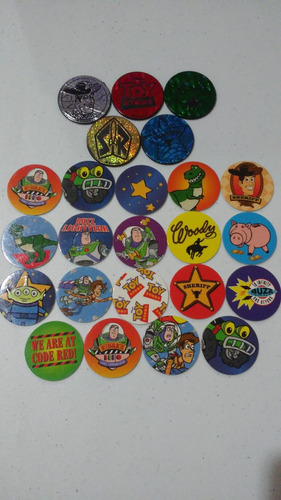 Lote 24 Toy Story Caps/tazos Panini Hechos En Iltalia