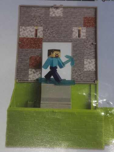 Minecraft Steve Diamond Mine Playset Mojang (Usado)