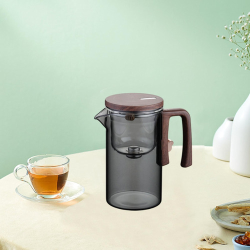 Tetera De Vidrio Tetera De Con Infusor Tetera De Gris 720ml