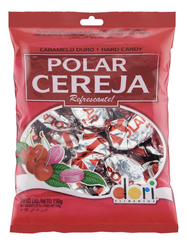 Bala Dori Polar Cereja Pacote 150g