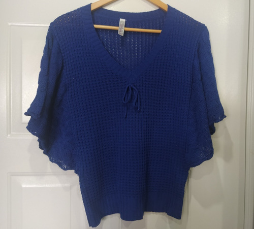 Blusa Azul De Dama Talla L, Usada