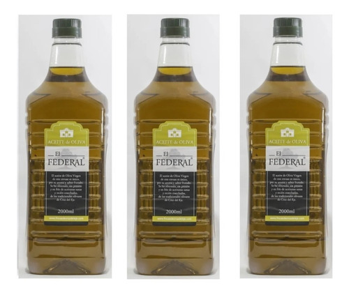 Aceite De Oliva El Federal-fincas De Cruz Del Eje 5+1 Litros