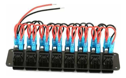 comprar Panel De Interruptores Marine Breaker Led Azul Con Panel,
