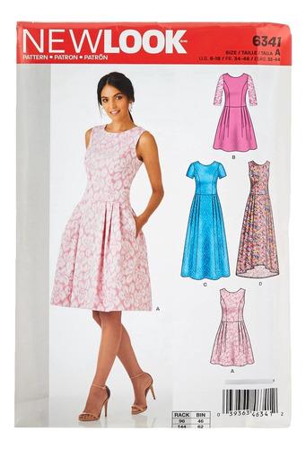 New Look Patterns Un6341a Vestido Misses' Dress