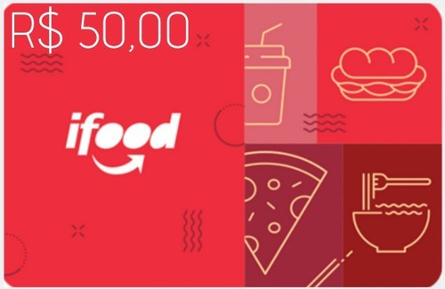 Imagem 1 de 1 de Ifood Card 50 Reais Gift Card