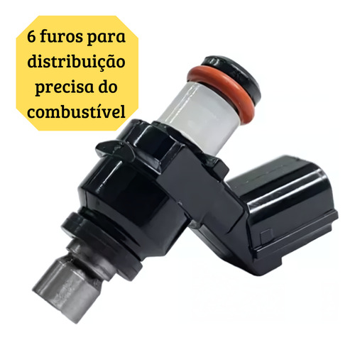 Bico Injetor Combustível Honda Titan/fan 150 2009 Gas 6furos