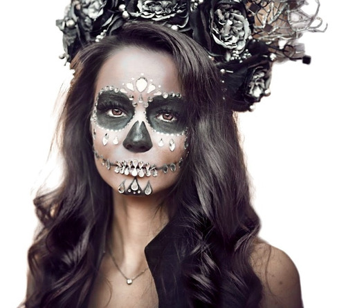 Piedras Faciales Face Gems Maquillaje Catrina Halloween | Meses sin  intereses