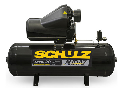 Compressor Audaz 5 Hp - 20 Pcm / 150l Schulz Mcsv20 Ap 220/3