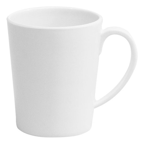 Taza Ó Tarros Melamina Blanca Gruesa De Lujo 330ml