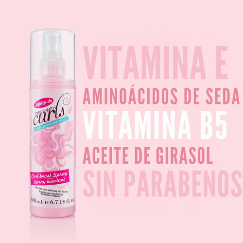 Spray Intensificador De Rizos Dippity Do Curls 200ml