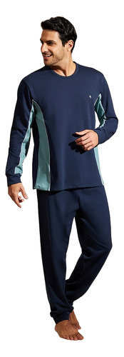 Pijama Recco Masculino Longo De Moletinho Flanelado 17076