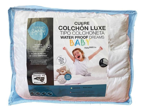 Protector De Colchón Water Para Cuna & Almohada Para Bebe