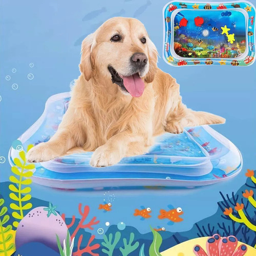 Estera Acuática Para Gatos Estera Agua Sensorial Con Peces