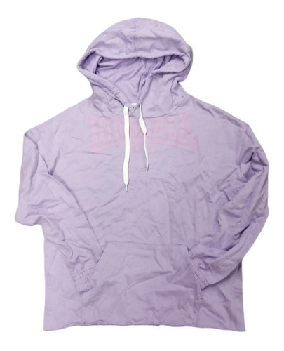 Buzo Hoodie Lonsdale Capucha Mujer Dama Deportivo - Olivos