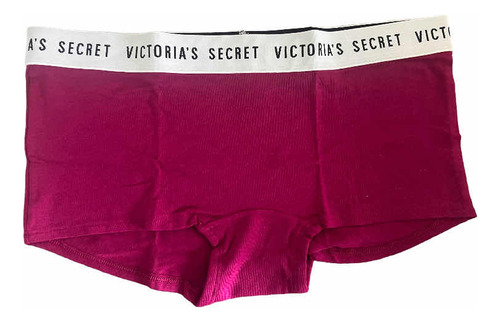 Panty Short Victorias Secret Logo Elástico Cintura Mediana