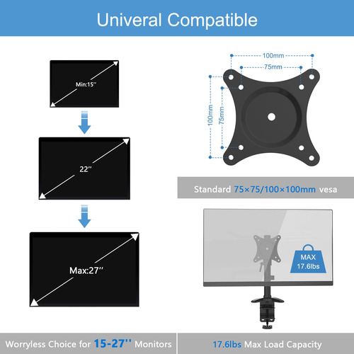 Seeker Soporte Para Monitor Computadora Pantalla 15 27 