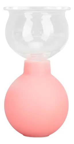 Vaso De Vidrio Y Silicona Con Ventosa Al Vacío