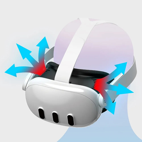 Adecuado Para Cascos Meta Quest 3 Vr, Air Circulation Y R