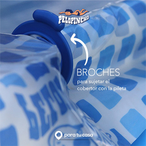 Cubre Pileta Cobertor Y Base Protectora Pelopincho 1102
