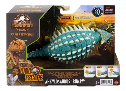 Imagen 3 de 8 de Jurassic World Bumpy Ankylosaurus