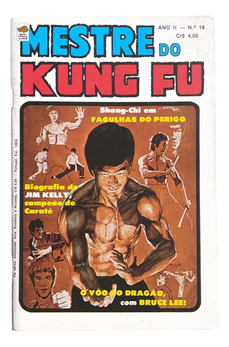 Gibi Hq Mestre Do Kung Fu Ed. Bloch Nº 18- Anos 70 (Usado)