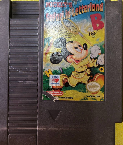 Mickey's Safari In Letterland Para Nes