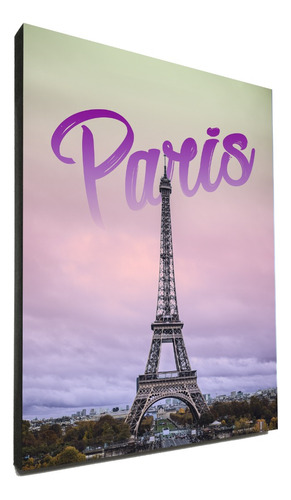 Cuadro Torre Eiffel Paris Deco 30x40 Cm