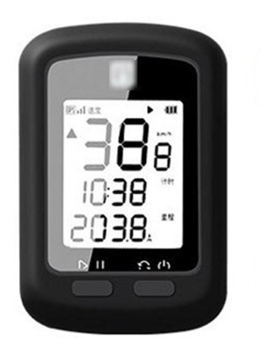 Capa Case Para Para Gps Xoss G G+ Silicone Proteção Macio Cor Preto