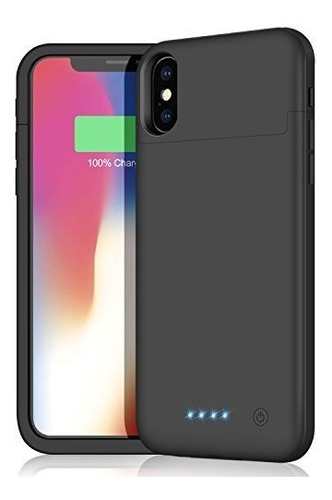 Estuche De Batería Para iPhone X / 10, 5200mah Funda Protect