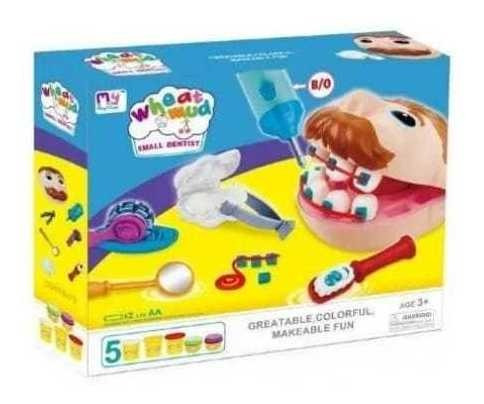 Juguete Set / Kit Dentista Odontólogo Trill Plastilina.