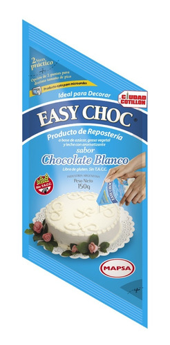 Baño De Chocolate Easy Choc Mapsa X 150 Gr - Ciudad Cotillón