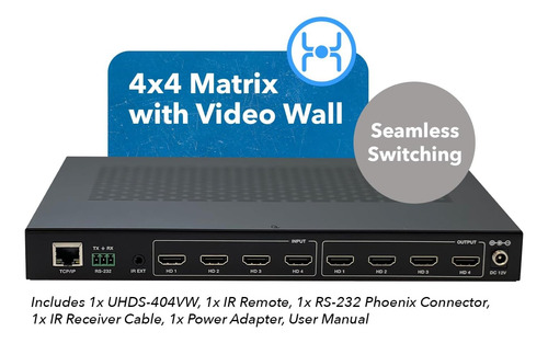 Orei Video Wall 4x4 Hdmi 4k Uhd - Múltiples Modos / Bcv