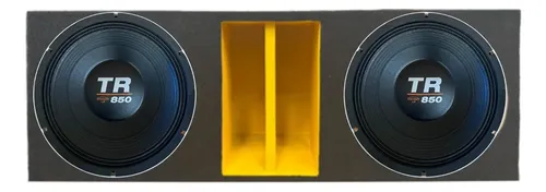 Caixa 2 Falante 12 Duto Régua Triton Tr850 Woofer Pancadão
