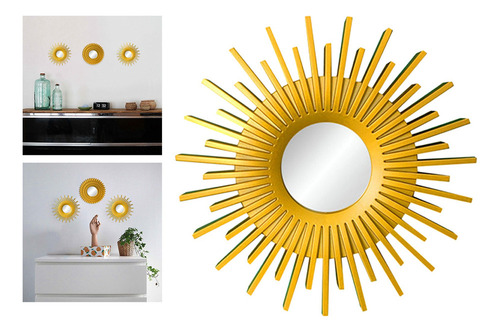 Espejos De De Pared De Baños De Baño Oro En Forma De Sol