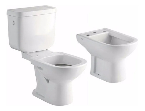  Ferrum Bari Inodoro Largo + Deposito Dual+ Bidet (sin Tapa)