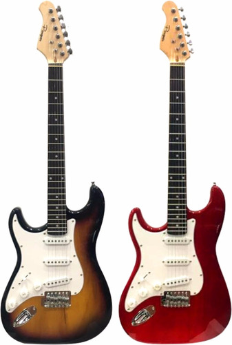 Imagen 1 de 10 de Excelente Guitarra Electrica Stratocaster Parquer Zurda