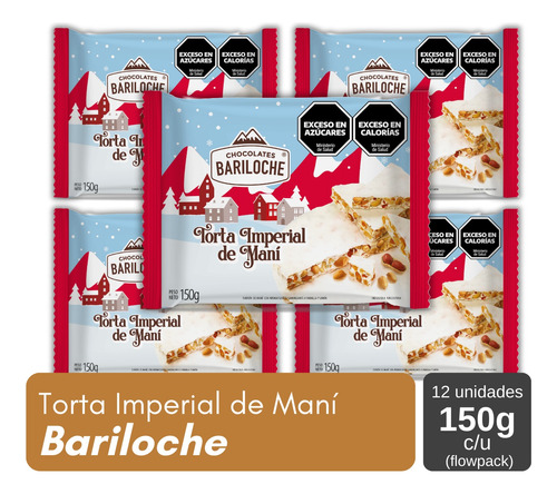 Torta Imperial De Maní Bariloche 150g X12unidades (flowpack)