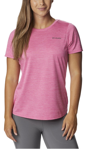 Polera M/c Columbia Alpine Chill Zero Rosado Mujer