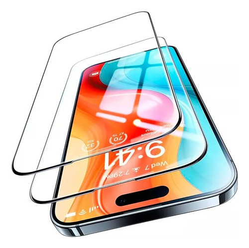 Mica Cristal Templado Completa Para iPhone Todos Los Modelos