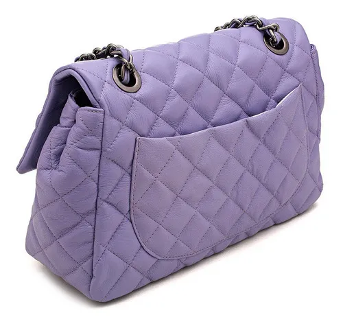 Bolso de mano Matelassê Transverse Azaleia de piel auténtica para mujer