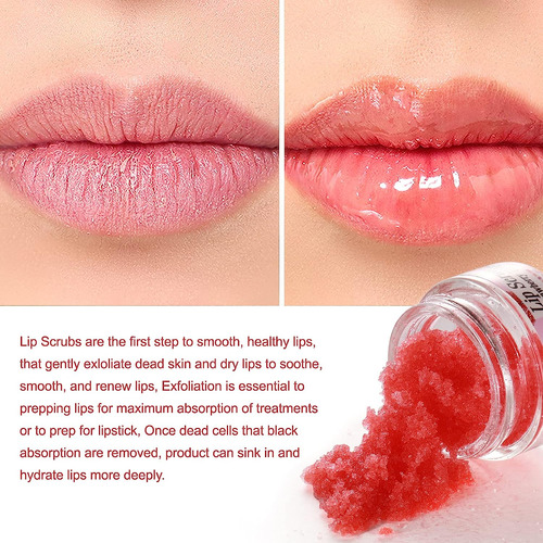 Exfoliante De Labios, Exfoliante De Matorrales De Labios Y H