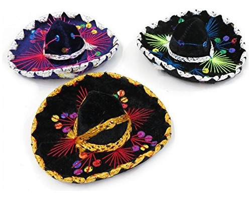 Sombrero De Fieltro 5 Colores Mexican Decorative Charro Somb