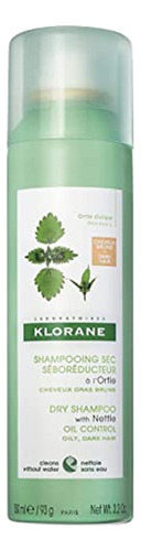 Klorane Champ&uacute; Seco Con Ortiga, Tinte Natural Para M.