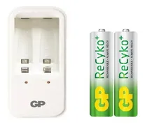 Comprar Pilas Baterias Aa Recargables Recyko Gp Con Cargador  Gp